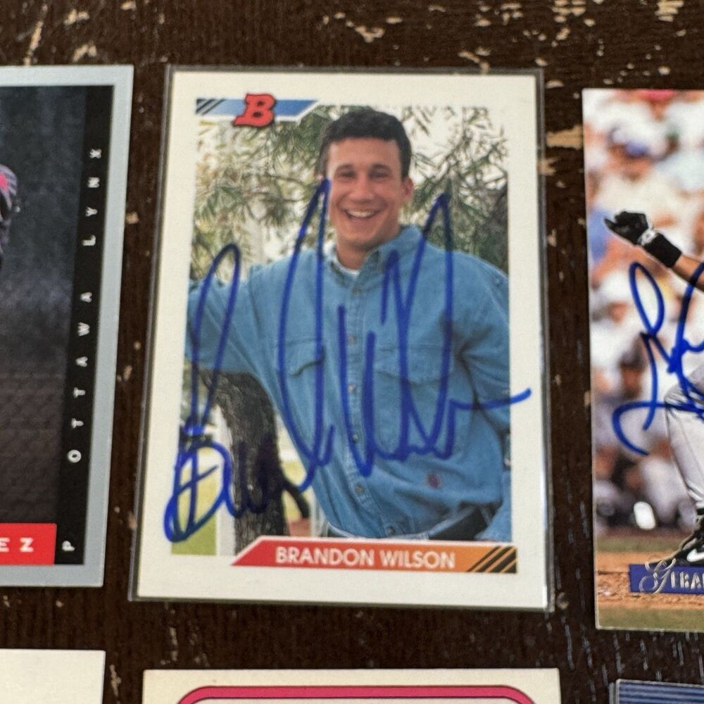 Baseball Autographs IP 9 Card Lot Gerald Williams Tavo Alvarez Ray Searage - Picture 3 of 10